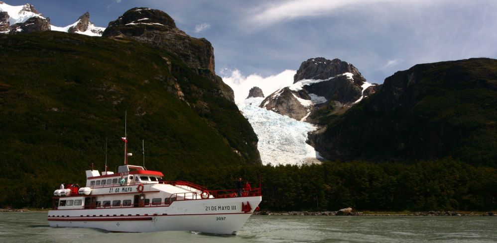 Glaciar Serrano y glaciar Balmaceda