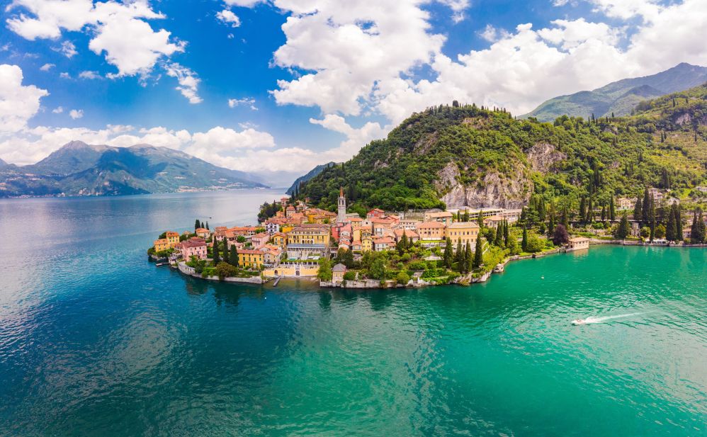 Imagen de lago Como y Lugano