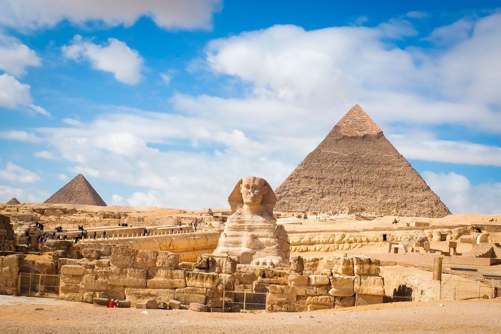 Visita a las tres pirámides de Giza: Keops, Kefrén y Micerinos