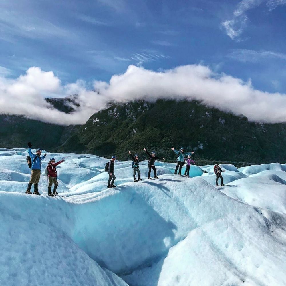 Trekking por el glaciar Exploradores