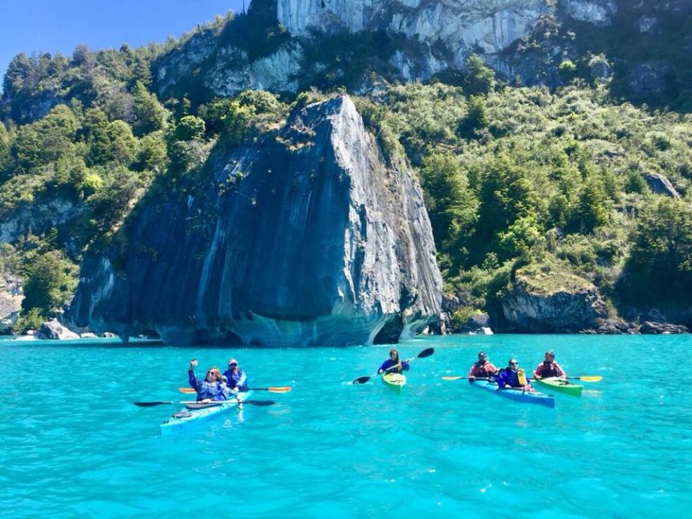 imagen de Navegación en Kayak en Capillas de Marmol